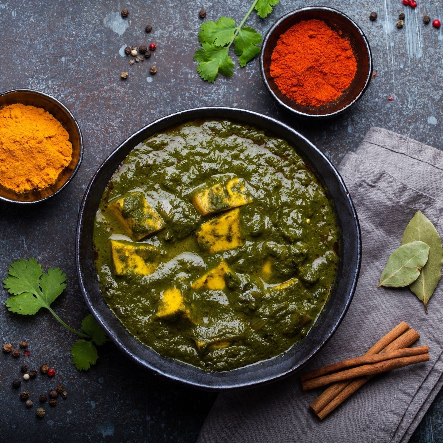 Spinach (Palak) Cheese Paneer