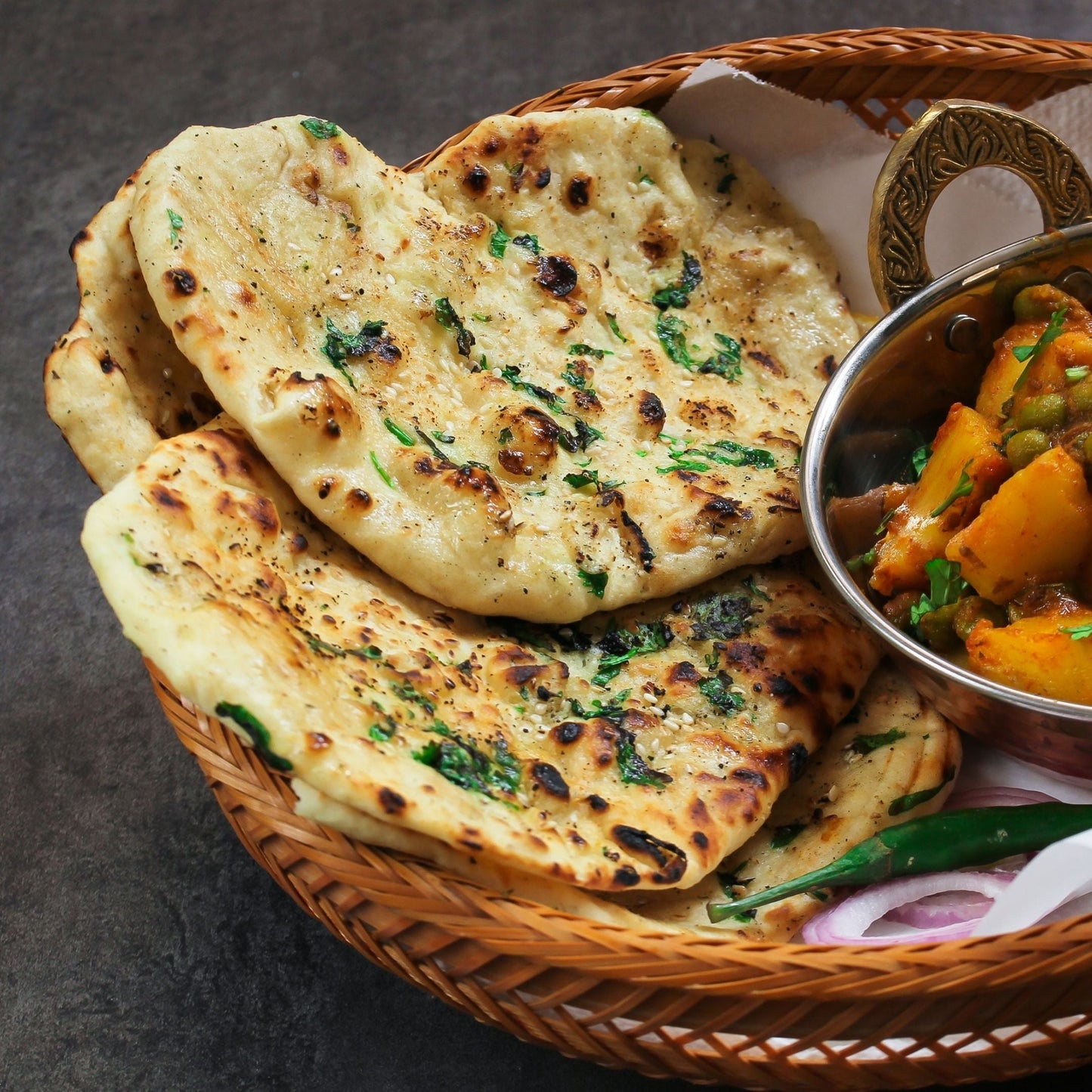 Aloo Onion Naan
