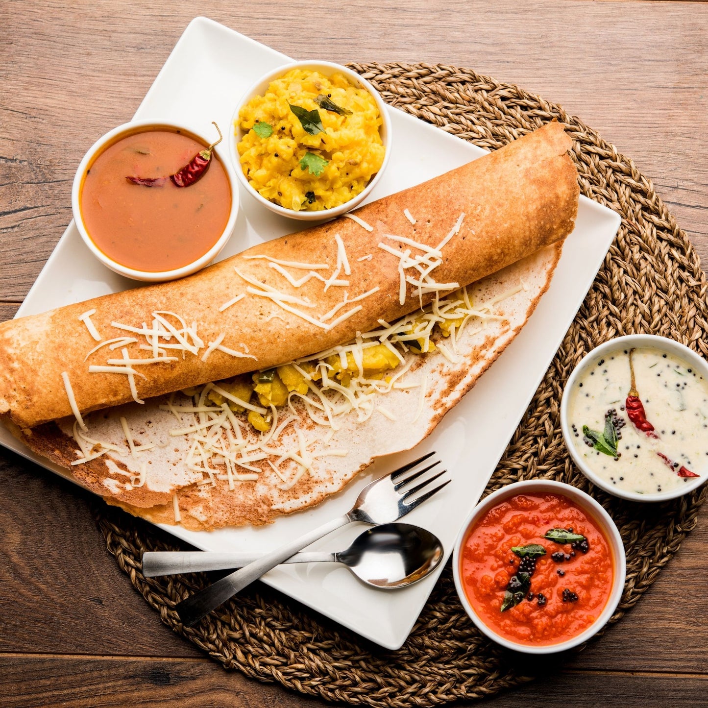 CHEESE MASALA DOSA